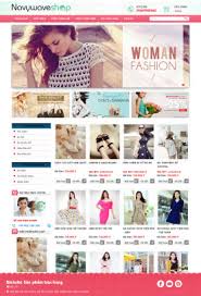 Mẫu thiết kế website thời trang